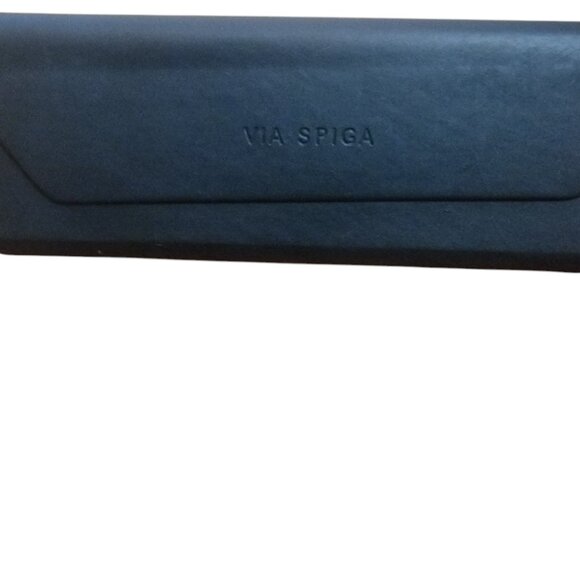 Via Spiga Eyeglasses Sunglasses Folding Case Only Hardcase Black Slim Triangle - Picture 2 of 10